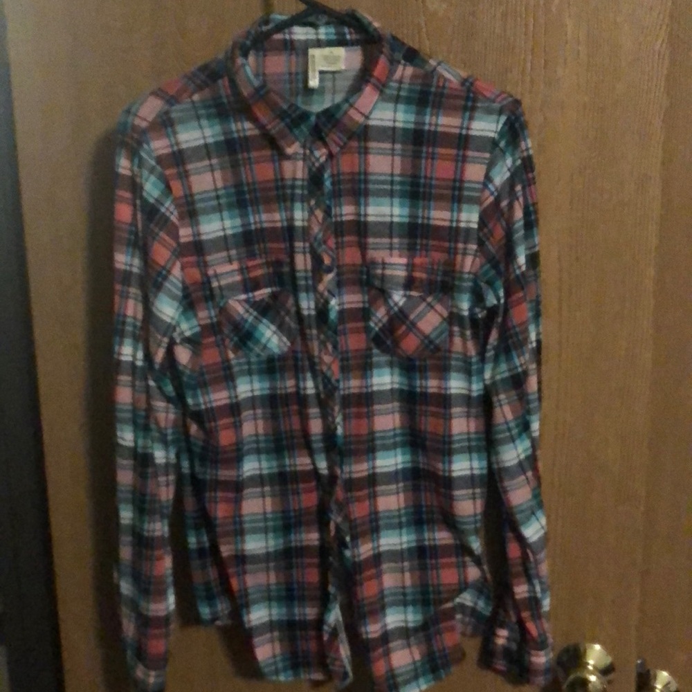 Teal/Pink Plaid